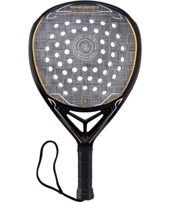 BYVP Padel Racket POWER 1800 II Black/White/Gold