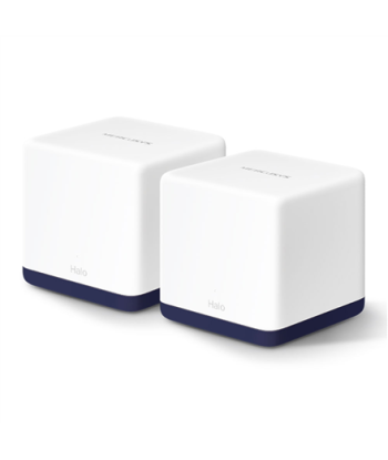 Mercusys AC1900 Whole Home Mesh Wi-Fi System Halo H50G (2-Pack) 802.11ac, 600+1300 Mbit/s, Ethernet LAN (RJ-45) ports 3, Mesh
