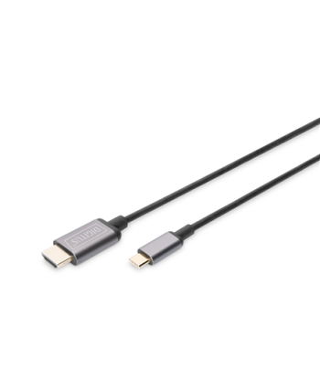 Digitus USB Type-C to HDMI Adapter DA-70821 1.8 m, Black, USB Type-C