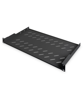 Digitus 19" Fikseeritud Riiuli Rack - Must (DN-19 TRAY-1-SW)