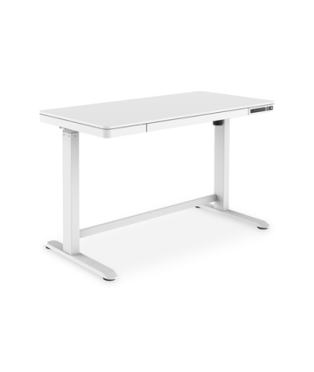 Electric Height Adjustable Desk, 72 - 121 cm, Maximum load weight 50 kg, Metal, White