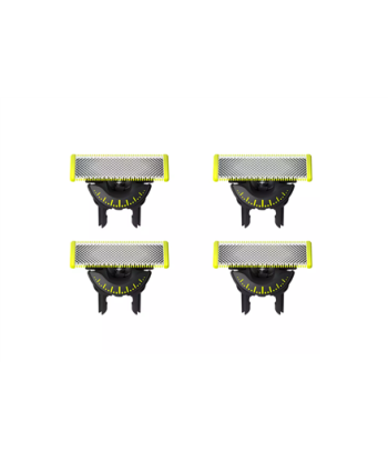 Philips QP440/50 OneBlade Replaceable blade, 4 pcs, Black/Green Philips