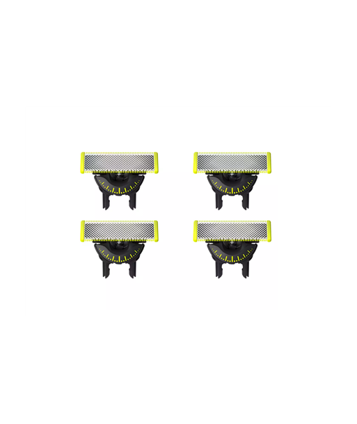 Philips QP440/50 OneBlade Replaceable blade, 4 pcs, Black/Green Philips Philips QP440/50 OneBlade Replaceable blade, 4 pcs, Black/Green Philips