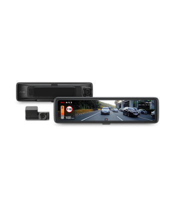 MIO MiVue R850T Premium 2.5K HDR E-mirror Dash Cam with 11.88" anti-glare touchscreen, Wi-Fi, GPS and a rear cam