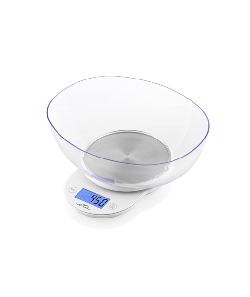 ETA Kitchen scale with a bowl ETA577090000 Mari Graduation 1 g Display type LCD White ETA Kitchen scale with a bowl ETA577090000 Mari Graduation 1 g Display type LCD White