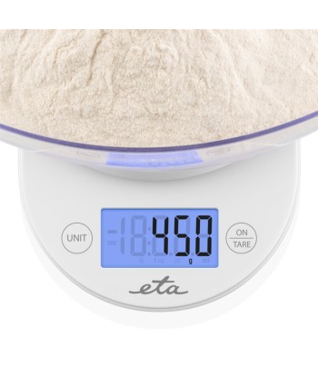 ETA Kitchen scale with a bowl ETA577090000 Mari Graduation 1 g Display type LCD White