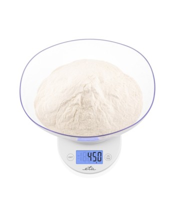ETA Kitchen scale with a bowl ETA577090000 Mari Graduation 1 g Display type LCD White