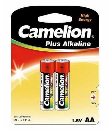 Camelion AA Alkaline Batteries (LR6) - 2 Pack