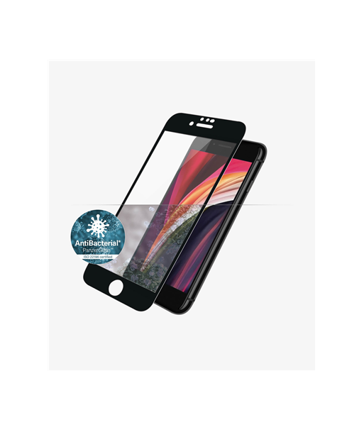 Kaitseklaas PanzerGlass Apple, iPhone 6/6s/7/8/SE 2020, Hybrid glass, Black,