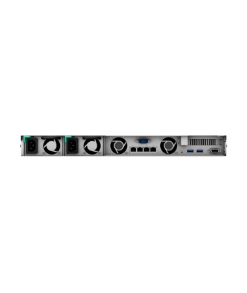 Synology Rack NAS RS1619xs+ up to 4 HDD/SSD Hot-Swap, Intel Xeon D-1527 Quad Core, Processor frequency 2.2 GHz, 8 GB, DDR4, Redundant PSU, 2xM.2 2280 NVMe slots, RAID 0,1,5,6,10,Hybrid, 4x1GbE, 2xUSB 3.0, 1xPCIe, 1x Expansion port, Dual Fan