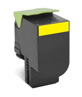 Lexmark 80C2HYE Cartridge, Yellow, 3000 pages