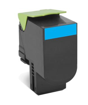 Lexmark 80C2HCE Cartridge, Cyan, 3000 pages