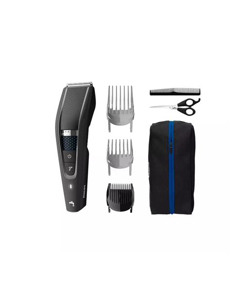 Philips Series 5000 Beard and Hair Trimmer HC5632/15 Cordless or corded, Number of length steps 28, Step precise 1 mm, Black
