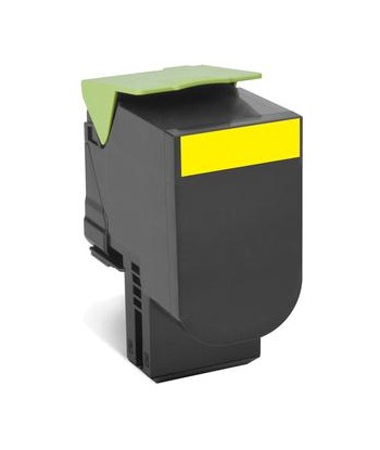 Lexmark 80C2HYE Cartridge, Yellow, 3000 pages