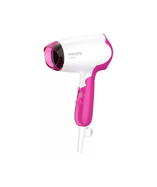Фен Philips BHD003/00 - Компактный 1400 Вт с 2 температурными режимами - Белый/Розовый Фен Philips BHD003/00 - Компактный 1400 Вт с 2 температурными режимами - Белый/Розовый