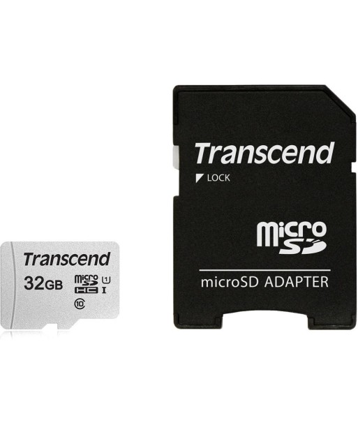 MEMORY MICRO SDHC 32GB W/ADAPT/C10 TS32GUSD300S-A TRANSCEND MEMORY MICRO SDHC 32GB W/ADAPT/C10 TS32GUSD300S-A TRANSCEND