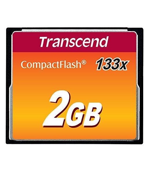 MEMORY COMPACT FLASH 2GB/MLC TS2GCF133 TRANSCEND