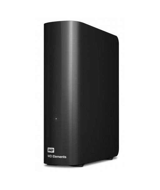 External HDD WESTERN DIGITAL Elements Desktop 12TB USB 3.0 Black WDBWLG0120HBK-EESN