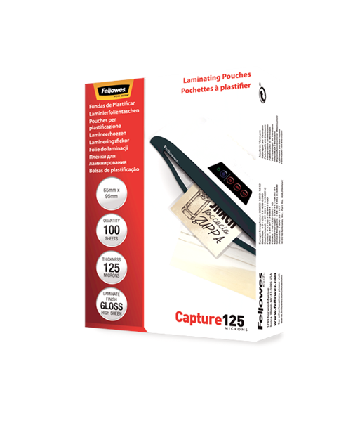 Fellowes Laminating Pouch - 65x95mm Glossy