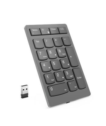 Lenovo Go Wireless Numeric Keypad - Storm Grey