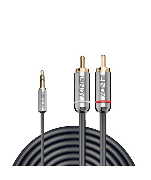 Lindy CROMO 3.5mm kuni 2x RCA helikaabel - 2m Lindy CROMO 3.5mm kuni 2x RCA helikaabel - 2m