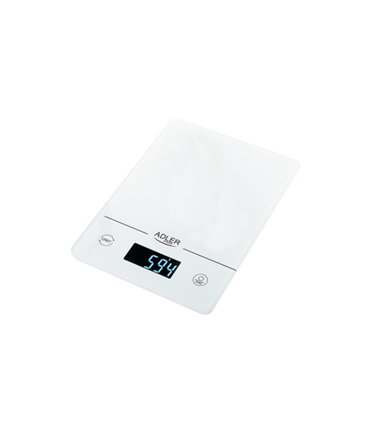 Кухонные весы Adler s AD 3170 Maximum weight (capacity) 15 kg, Graduation 1 g, Display type LCD, White