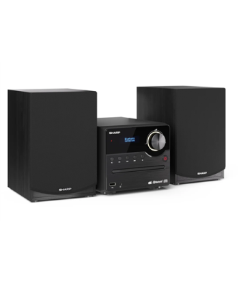 Sharp XL-B517D(BK) Hi-Fi Micro System, CD/FM/USB/Bluetooth v5.0, Aux-in, 45W, Black