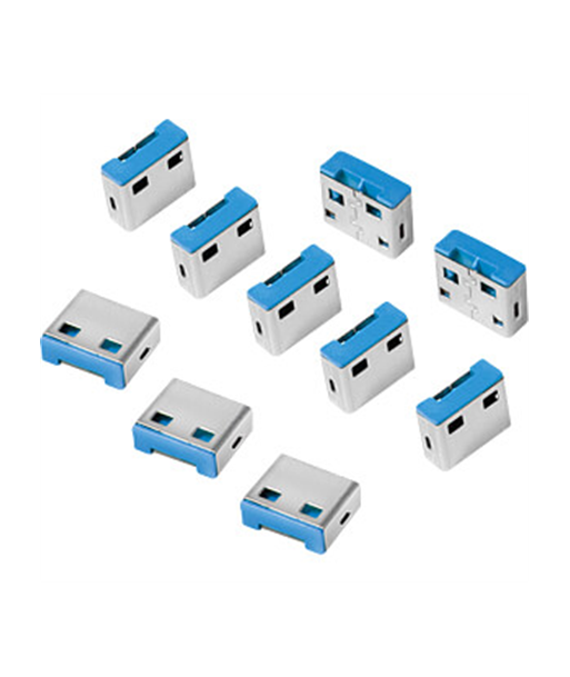 LogiLink Keyed Different Padlock, 10-Piece Set, Blue LogiLink Keyed Different Padlock, 10-Piece Set, Blue
