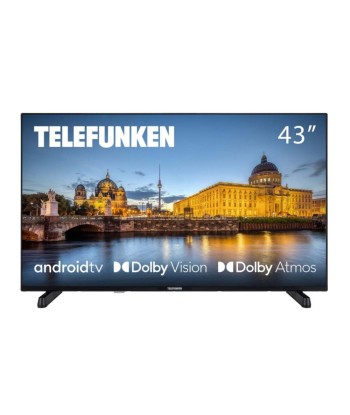 ТВ TELEFUNKEN 43" 4K/Smart 3840x2160 Wireless LAN Bluetooth Android TV 43UAG8030