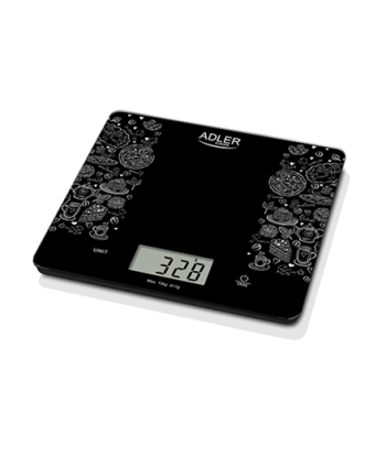 Adler Kitchen scale AD 3171 Maximum weight (capacity) 10 kg, Graduation 1 g, Display type LCD, Black