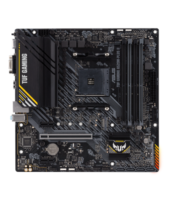 Asus TUF GAMING A520M-PLUS II Processor family AMD, Processor socket AM4, DDR4 DIMM, Memory slots 4, Supported hard disk drive