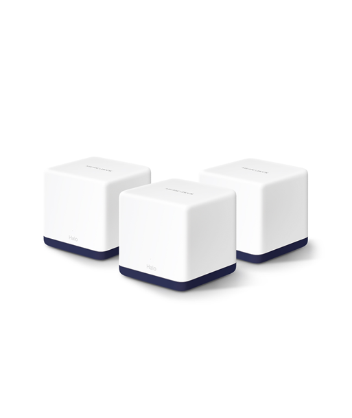 Mercusys AC1900 Whole Home Mesh Wi-Fi System Halo H50G (3-Pack) 802.11ac, 1300+600 Mbit/s, Ethernet LAN (RJ-45) ports 3, Mesh
