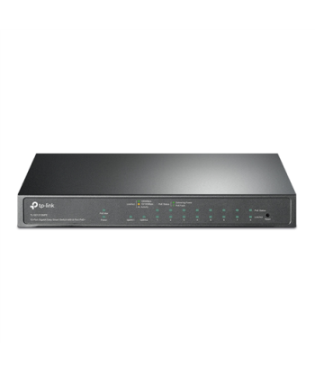 TP-LINK, 10-Port Gigabit Easy Smart Switch with 8-Port PoE+, TL-SG1210MPE, Web managed, Desktop, Power supply type External
