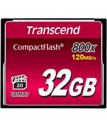 MEMORY COMPACT FLASH 32GB/800X TS32GCF800 TRANSCEND