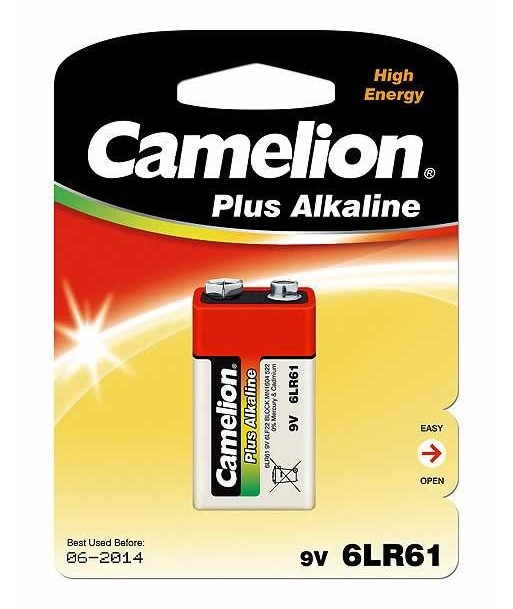 Camelion Plus Alkaline 9V Patarei (6LR61) Camelion Plus Alkaline 9V Patarei (6LR61)