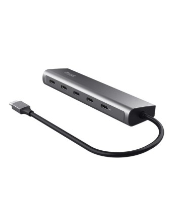 Trust Halyx USB-C 5-портовый концентратор - Компактное решение для подключения