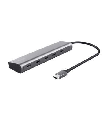 Trust Halyx USB-C 5-портовый концентратор - Компактное решение для подключения