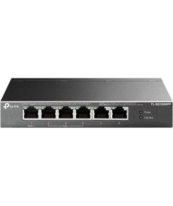 Switch TP-LINK TL-SG1006PP Desktop/pedestal 6x10Base-T / 100Base-TX / 1000Base-T PoE+ ports 4 TL-SG1006PP