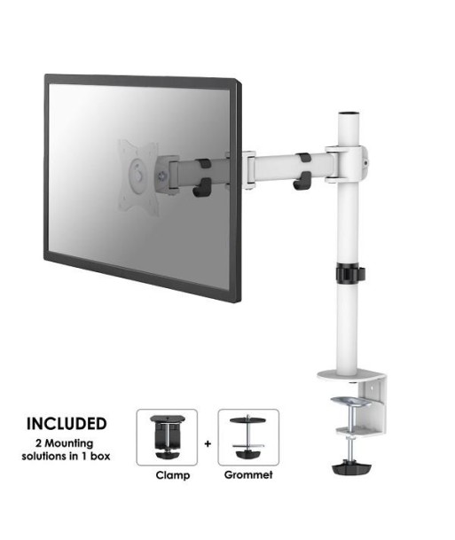 Neomounts NM-D135WHITE Desk Mount for 10-30" Monitors Neomounts NM-D135WHITE Desk Mount for 10-30" Monitors