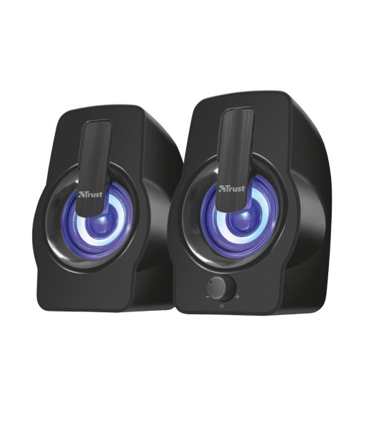 Колонки TRUST Gemi RGB - 12 Вт P.M.P.O. - Черные