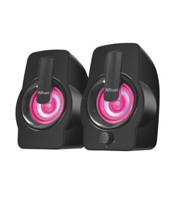 Колонки TRUST Gemi RGB - 12 Вт P.M.P.O. - Черные