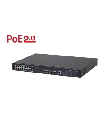 DAHUA PFS4218-16ET-240-V3 16-Pordiga Laua-/aluskapi Lüliti