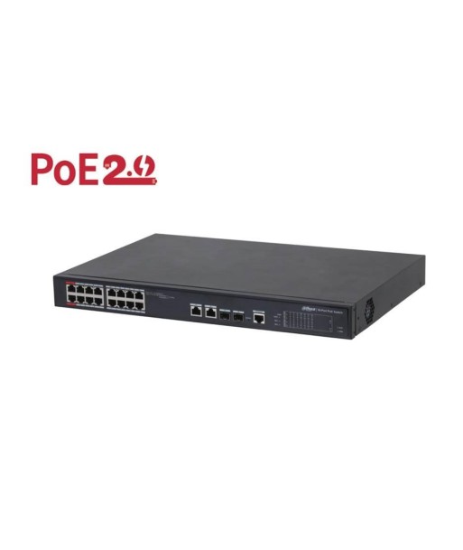 DAHUA PFS4218-16ET-240-V3 16-Pordiga Laua-/aluskapi Lüliti DAHUA PFS4218-16ET-240-V3 16-Pordiga Laua-/aluskapi Lüliti