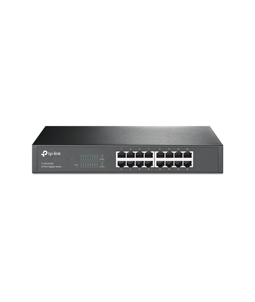 TP-LINK Switch TL-SG1016D Unmanaged, Desktop/Rackmountable, 10/100 Mbps (RJ-45) ports quantity 16 TP-LINK Switch TL-SG1016D Unmanaged, Desktop/Rackmountable, 10/100 Mbps (RJ-45) ports quantity 16