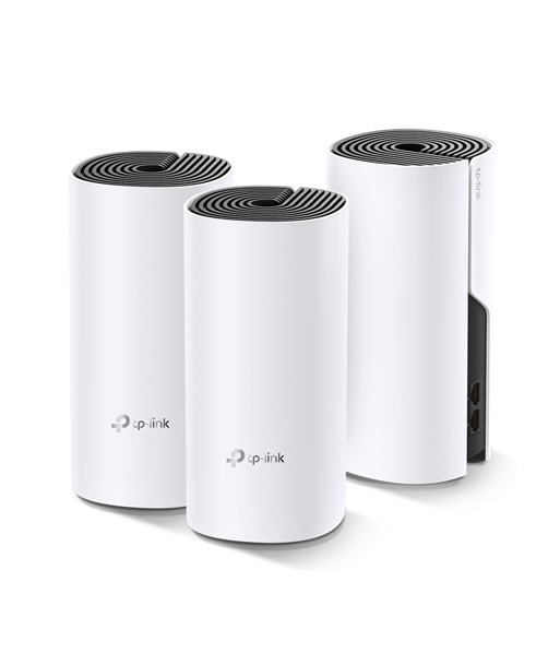 TP-LINK Whole Home Mesh Wi-Fi System Deco E4 (3-pack) 802.11ac, 867+300 Mbit/s, 10/100 Mbit/s, Ethernet LAN (RJ-45) ports 2