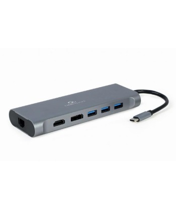 I/O ADAPTER USB-C TO HDMI/USB3/8IN1 A-CM-COMBO8-01 GEMBIRD