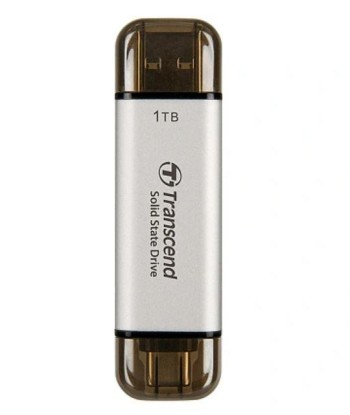 External SSD TRANSCEND ESD310 1TB USB-C USB 3D NAND Write speed 950 MBytes/sec Read speed 1050 MBytes/sec TS1TESD310S