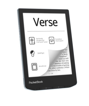 E-Reader POCKETBOOK Verse 6" 1024x758 1xUSB-C Micro SD Wireless LAN Blue PB629-2-WW