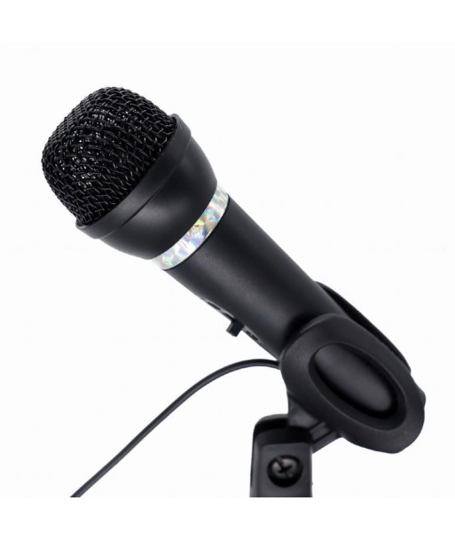 Конденсаторный микрофон Gembird MIC-D-04 с настольной подставкой Конденсаторный микрофон Gembird MIC-D-04 с настольной подставкой
