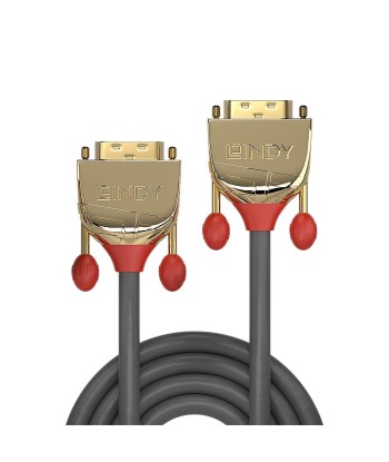 LINDY CABLE DVI-DVI 2M Gold - Кристально чистое изображение!